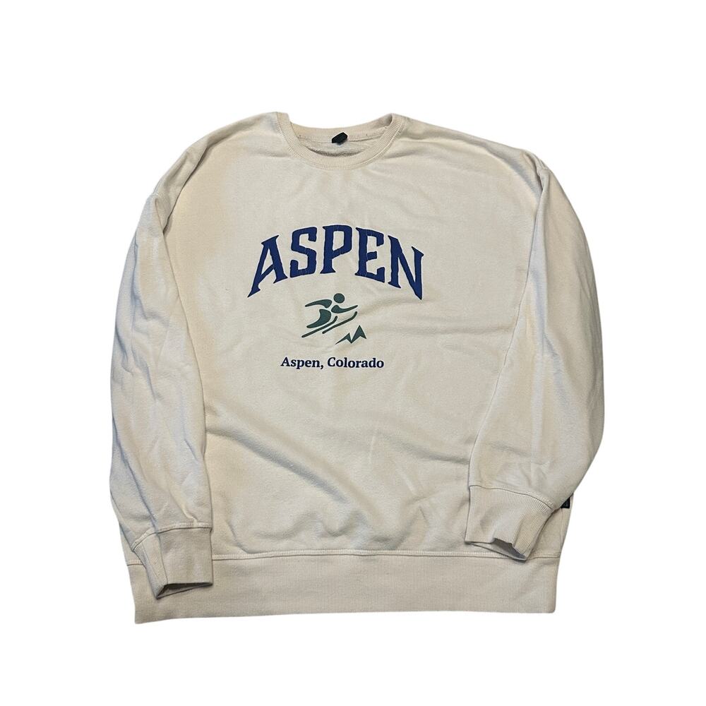 Cotton‎ On Oversized Aspen Crewneck Sweatshirt Medium
